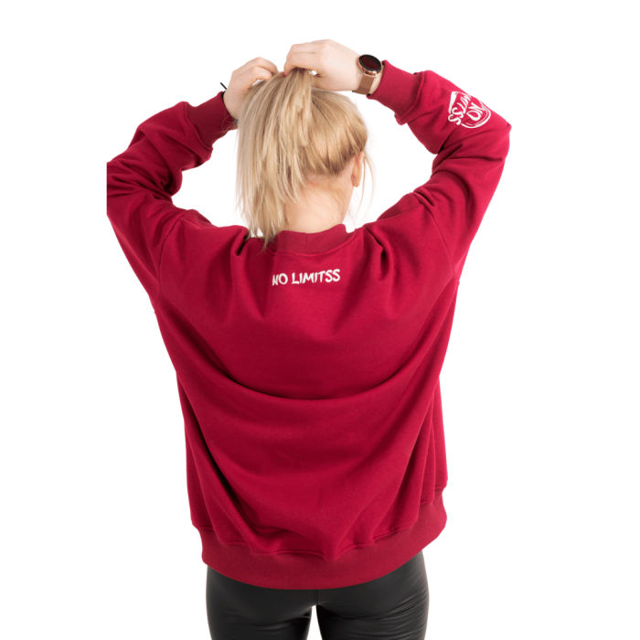 Bluza OVERSIZE bordowa NO LIMITSS